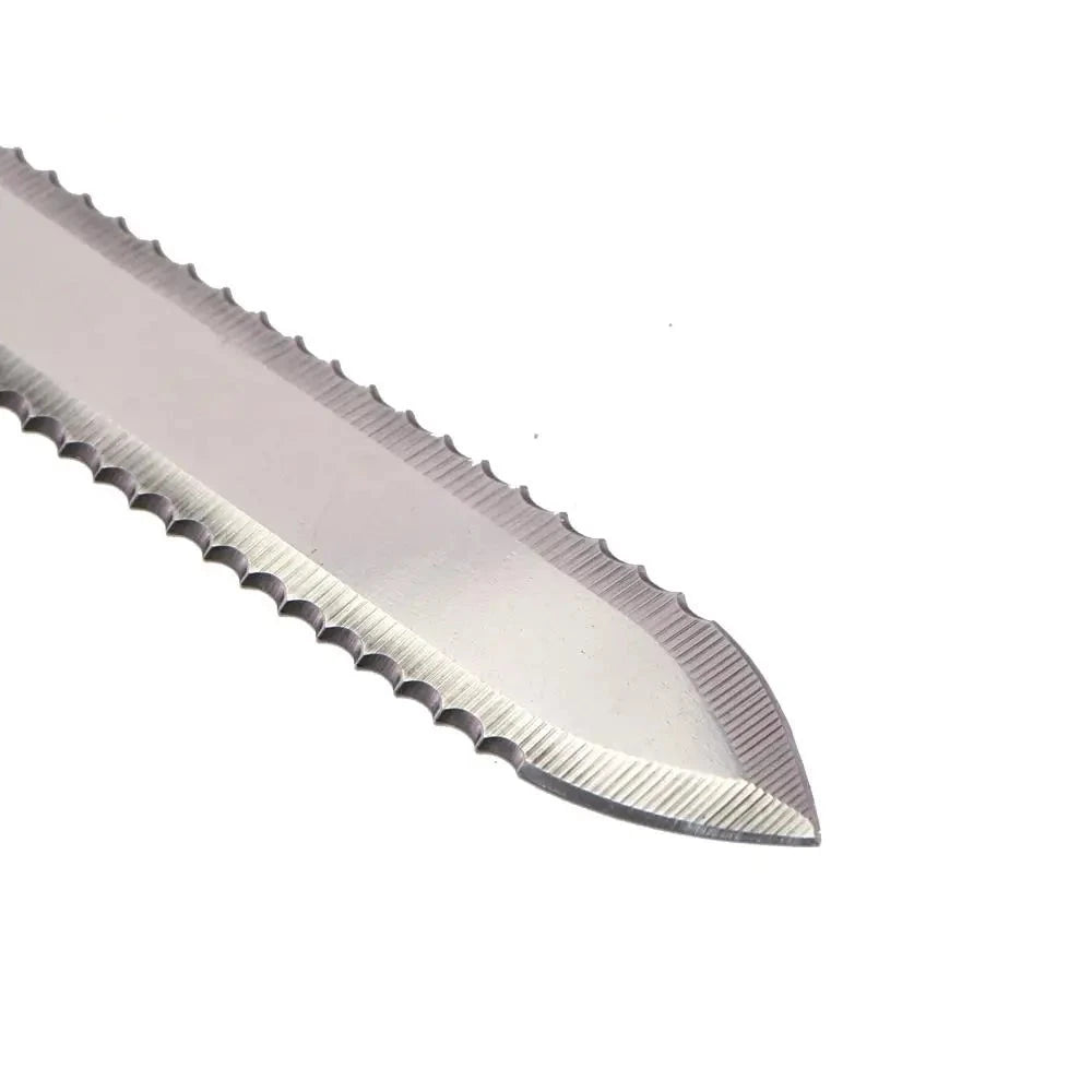 Stainless steel knife for cutting honey