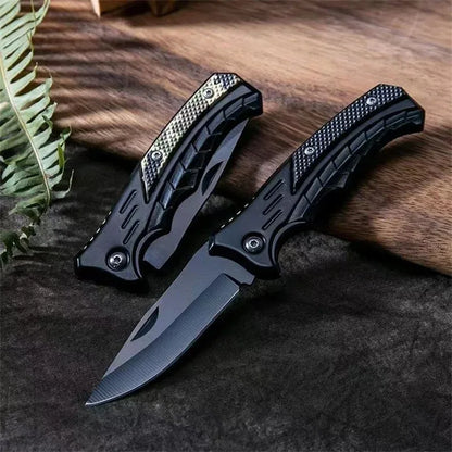 Stainless steel folding camping knife