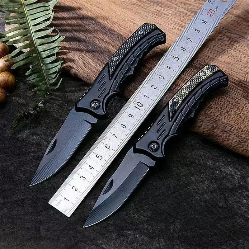 Stainless steel folding camping knife