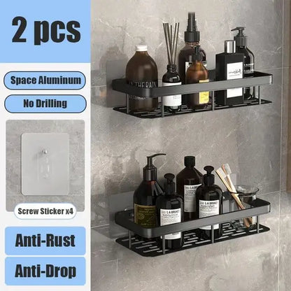 A shelf that does not take up space to arrange bathroom utensils