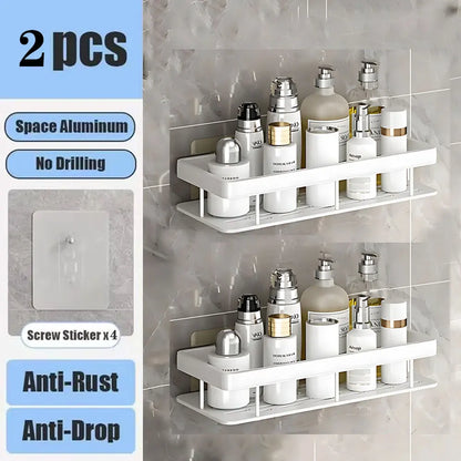 A shelf that does not take up space to arrange bathroom utensils