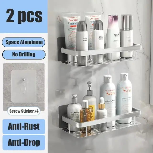 A shelf that does not take up space to arrange bathroom utensils