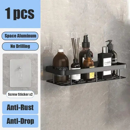 A shelf that does not take up space to arrange bathroom utensils