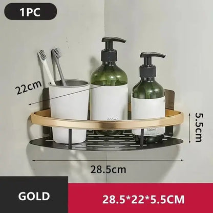 A shelf that does not take up space to arrange bathroom utensils