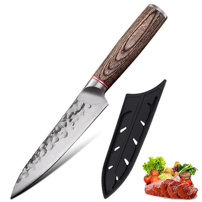 Stainless steel knife for all uses.