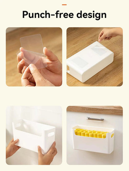 Multifunctional plastic holder to organize cleaning tools