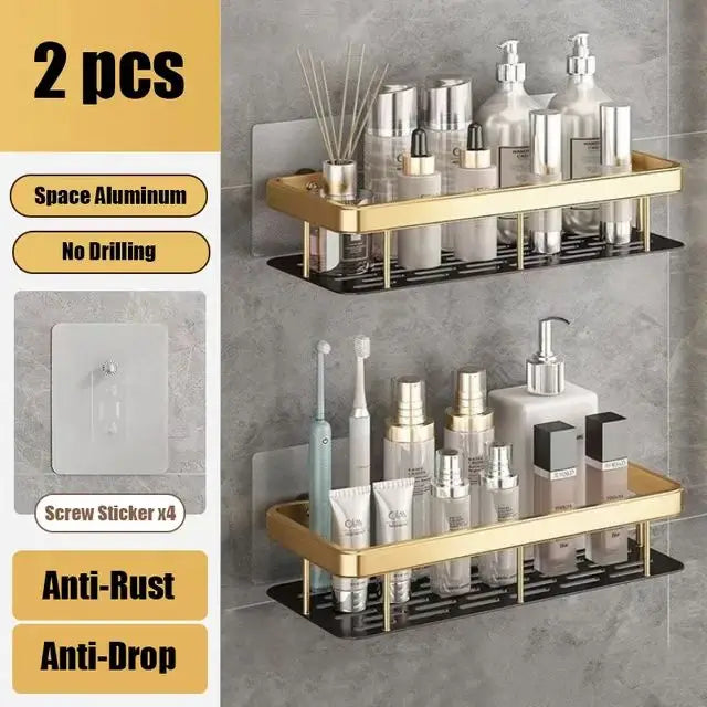 A shelf that does not take up space to arrange bathroom utensils