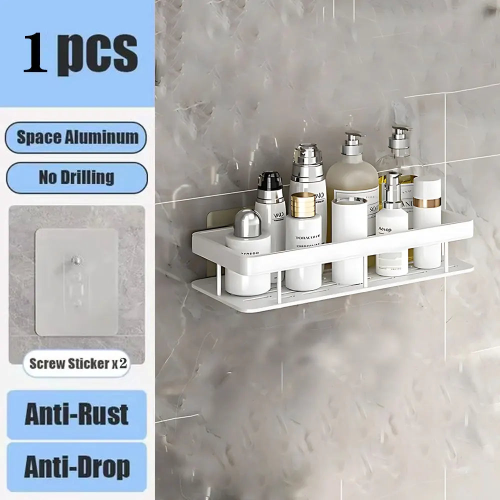 A shelf that does not take up space to arrange bathroom utensils