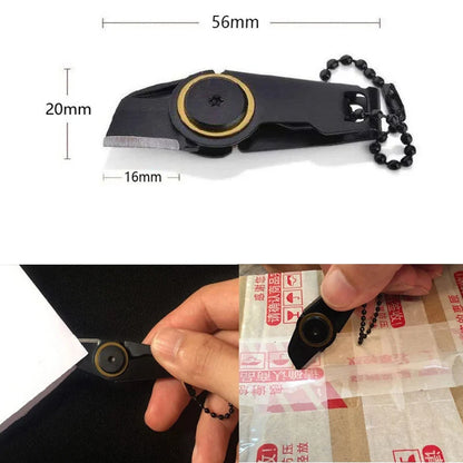 Small portable emergency knife for outside and inside the home