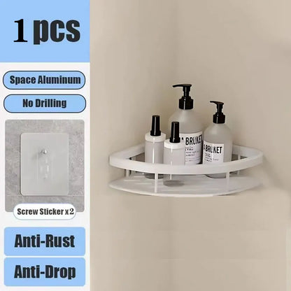 A shelf that does not take up space to arrange bathroom utensils