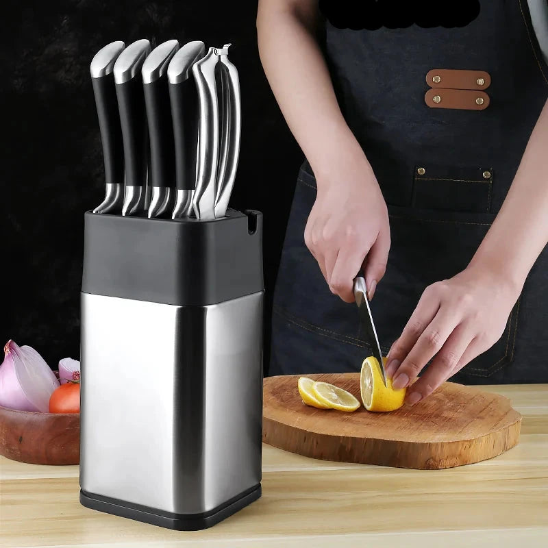 Stainless steel knife holder