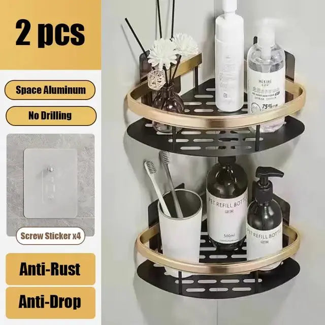 A shelf that does not take up space to arrange bathroom utensils