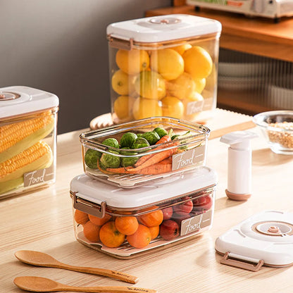 Vacuum food storage box