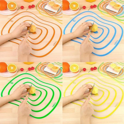 Flexible non-slip polypropylene cutting board