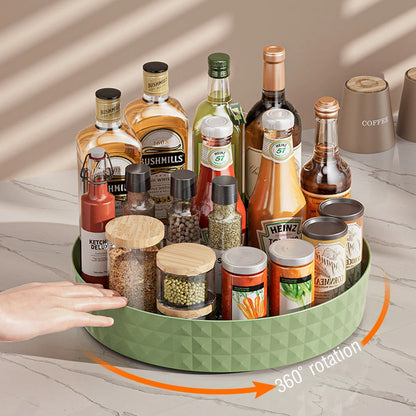 360 degree rotating spice storage rack