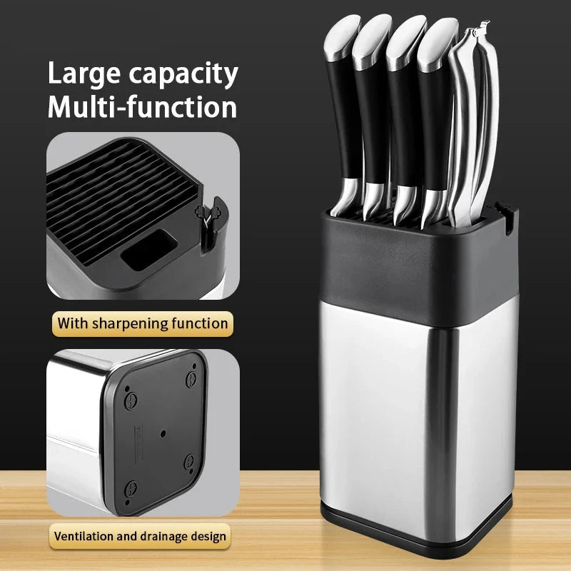 Stainless steel knife holder